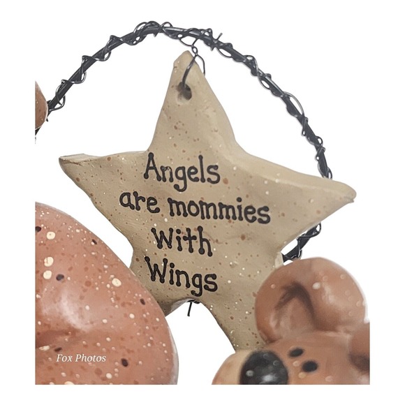 CMI Henton Resin Angel Figurine Mommy "Angels Are Mommies With Wings" 7" x 5" - Picture 9 of 11